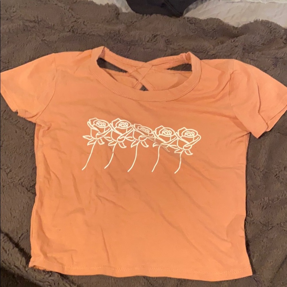 pink rose shirt